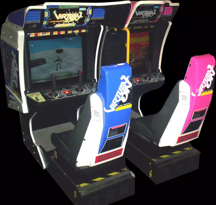 Image n° 1 - cabinets : Cyber Troopers Virtual-On (Japan, Revision B) Image n° 1 - cabinets : Cyber Troopers Virtual-On (Japan, Revision B)