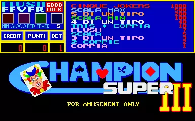 jeu Champion Super 3 (V0.35) jeu Champion Super 3 (V0.35)