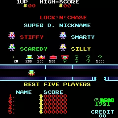 jeu Lock'n'Chase (DECO Cassette) (Japan) jeu Lock'n'Chase (DECO Cassette) (Japan)