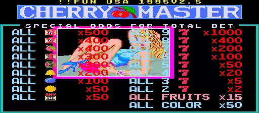 jeu Cherry Master (Fun USA v2.5 bootleg - hack) jeu Cherry Master (Fun USA v2.5 bootleg - hack)