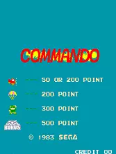 jeu Commando (Sega) jeu Commando (Sega)