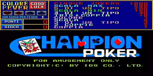 jeu Champion Poker (v220I) jeu Champion Poker (v220I)