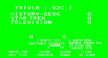 jeu Trivia (Questions Series 4) jeu Trivia (Questions Series 4)