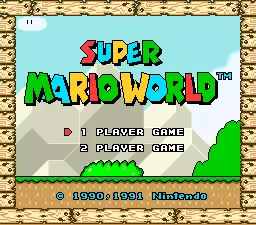 jeu Super Mario World (Nintendo Super System)
