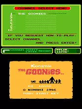 jeu The Goonies (PlayChoice-10) jeu The Goonies (PlayChoice-10)