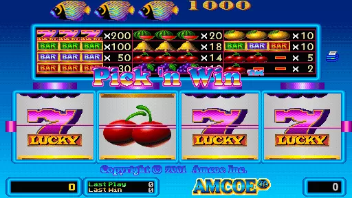 jeu Pick 'n Win (Version 2.9R Dual) jeu Pick 'n Win (Version 2.9R Dual)