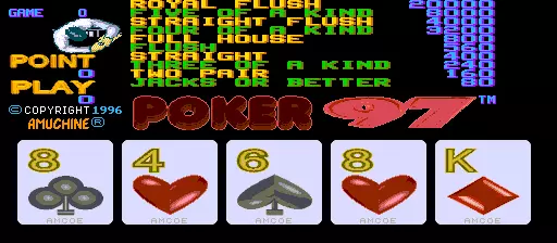 jeu Poker Only '97 (ver. 3.3) jeu Poker Only '97 (ver. 3.3)