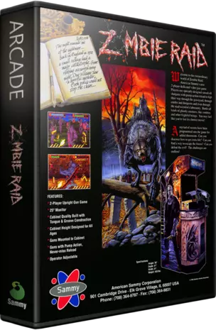 jeu Zombie Raid (9-28-95, Japan, prototype PCB)