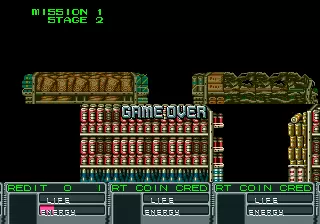 Image n° 1 - gameover : Alien Storm (bootleg, set 2) Image n° 1 - gameover : Alien Storm (bootleg, set 2)