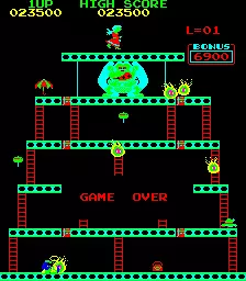 Image n° 2 - gameover : Crazy Kong (Scramble hardware) Image n° 2 - gameover : Crazy Kong (Scramble hardware)
