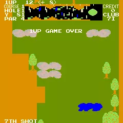 Image n° 3 - gameover : 18 Challenge Pro Golf (DECO Cassette, Japan)