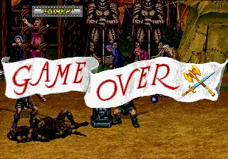 Image n° 4 - gameover : Golden Axe: The Revenge of Death Adder (US) Image n° 4 - gameover : Golden Axe: The Revenge of Death Adder (US)
