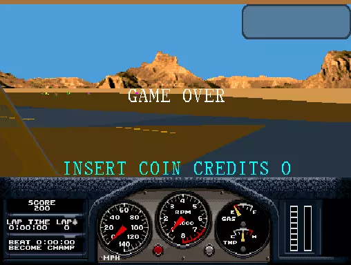 Image n° 3 - gameover : Hard Drivin's Airborne (prototype) Image n° 3 - gameover : Hard Drivin's Airborne (prototype)