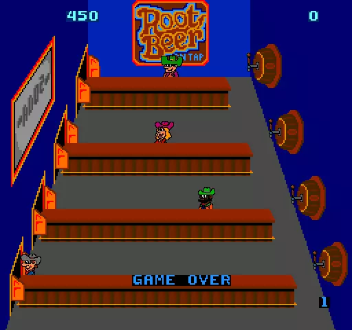 Image n° 3 - gameover : Tapper (Root Beer) Image n° 3 - gameover : Tapper (Root Beer)