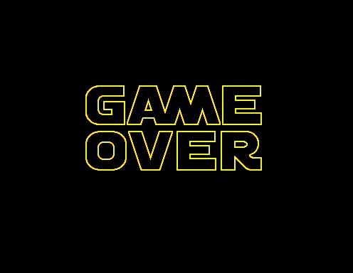 Image n° 3 - gameover : Star Wars Arcade Image n° 3 - gameover : Star Wars Arcade