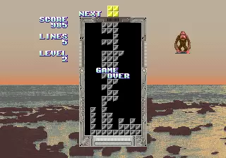 Image n° 3 - gameover : Tetris (set 1, Japan, System 16B) (bootleg of FD1094 317-0091 set)
