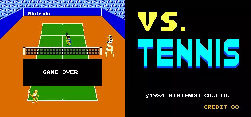 Image n° 2 - gameover : Vs. Tennis (Japan-USA, set TE A-3)