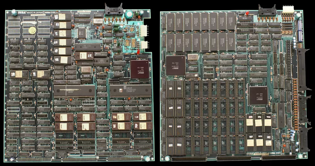 Image n° 4 - pcb : Out Run (sitdown-upright, Rev B) (Enhanced Edition v1.1.0)