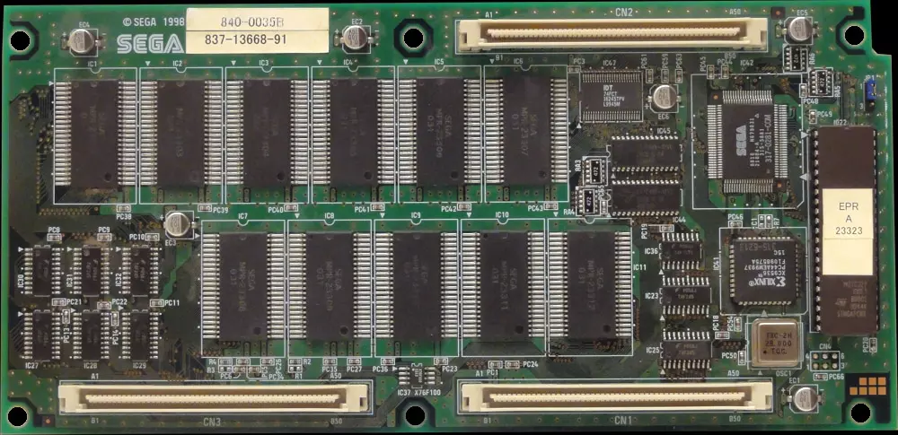 Image n° 1 - pcb : Sega Strike Fighter (Rev A, no training mode)