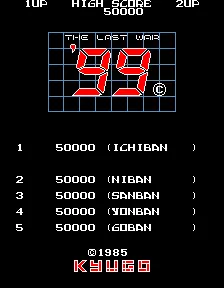 Image n° 2 - scores : '99: The Last War (Kyugo)