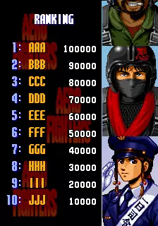 Image n° 4 - scores : Aero Fighters (Taiwan - Japan, set 2) Image n° 4 - scores : Aero Fighters (Taiwan - Japan, set 2)