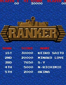Image n° 3 - scores : Blazer (Japan) Image n° 3 - scores : Blazer (Japan)