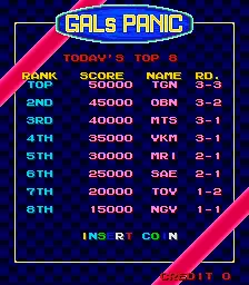 Image n° 3 - scores : Gals Panic (Export, EXPRO-02 PCB) Image n° 3 - scores : Gals Panic (Export, EXPRO-02 PCB)