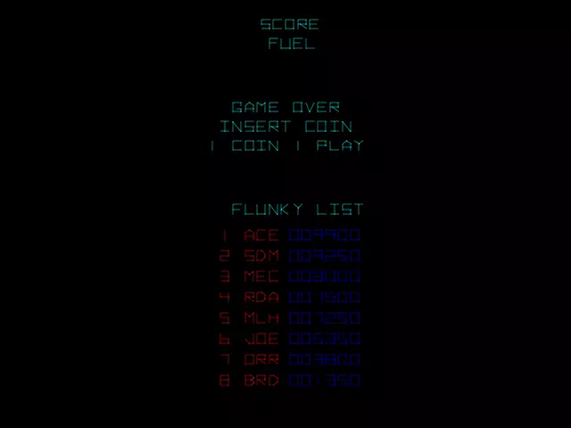 Image n° 5 - scores : Gravitar (version 3) Image n° 5 - scores : Gravitar (version 3)