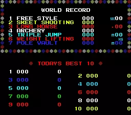 Image n° 1 - scores : Hyper Olympic '84 Image n° 1 - scores : Hyper Olympic '84