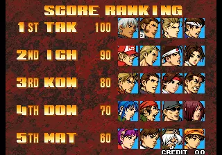 Image n° 4 - scores : The King of Fighters '99 - Millennium Battle (Korean release, non-encrypted program)