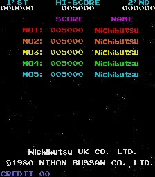 Image n° 2 - scores : Moon Cresta (Nichibutsu UK) Image n° 2 - scores : Moon Cresta (Nichibutsu UK)
