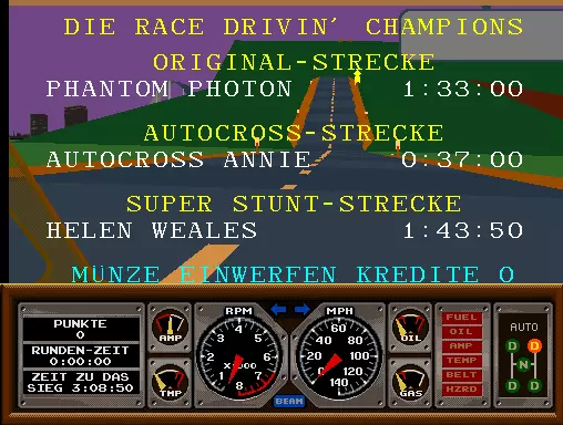 Image n° 2 - scores : Race Drivin' (cockpit, German, rev 4) Image n° 2 - scores : Race Drivin' (cockpit, German, rev 4)