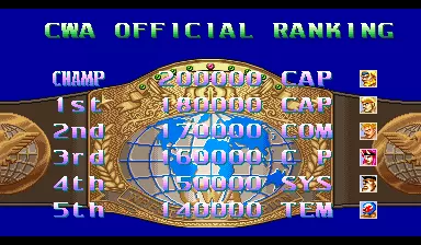 Image n° 4 - scores : Ring of Destruction: Slammasters II (Hispanic 940902)