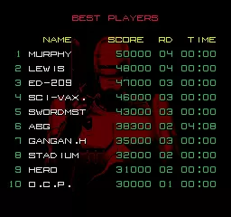 Image n° 3 - scores : Robocop (Japan) Image n° 3 - scores : Robocop (Japan)