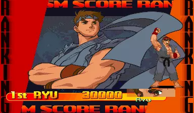 Image n° 4 - scores : Street Fighter Alpha 3 (USA 980616, SAMPLE Version)