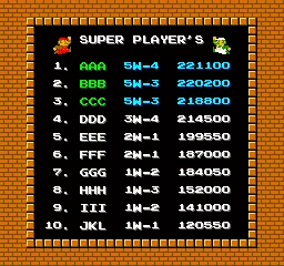Image n° 2 - scores : Vs. Super Mario Bros. (set , harder)