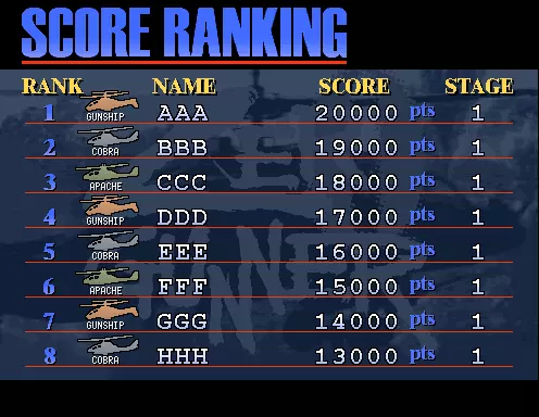 Image n° 1 - scores : Zero Gunner (Export, Model 2A)