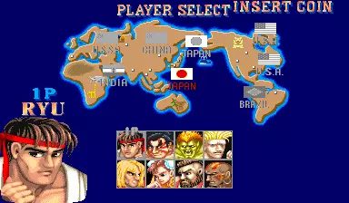 Image n° 6 - select : Street Fighter II: The World Warrior (Japan 911210, CPS-B-17)