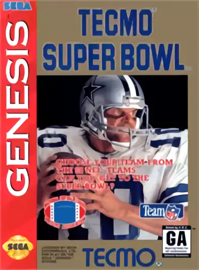 Image n° 1 - box : Tecmo Super Bowl Image n° 1 - box : Tecmo Super Bowl
