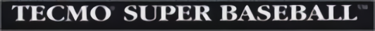 Image n° 3 - cartstop : Tecmo Super Baseball