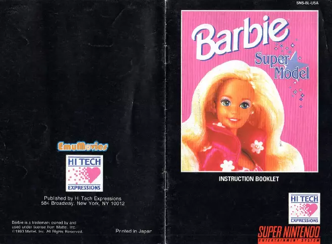 manual for Barbie Super Model