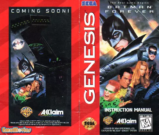 manual for Batman Forever