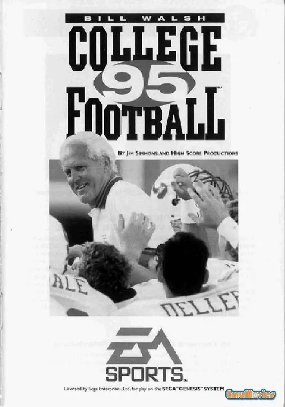 manual for Bill Walsh College Football '95