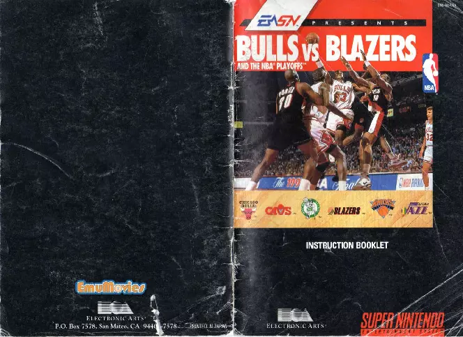manual for Bulls versus Blazers and the NBA Playoffs