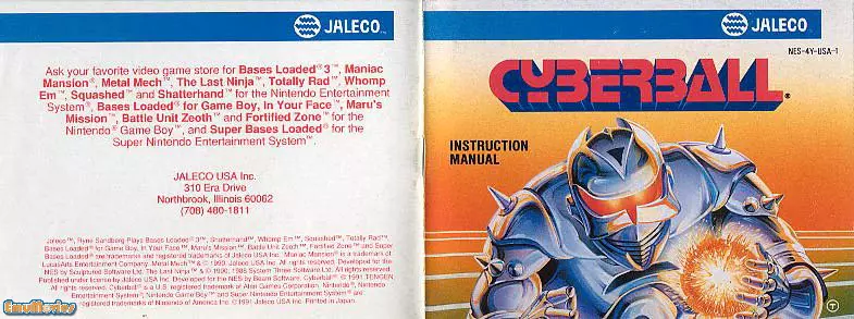manual for CyberBall