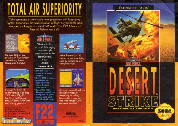 manual for Desert Strike - Return to the Gulf