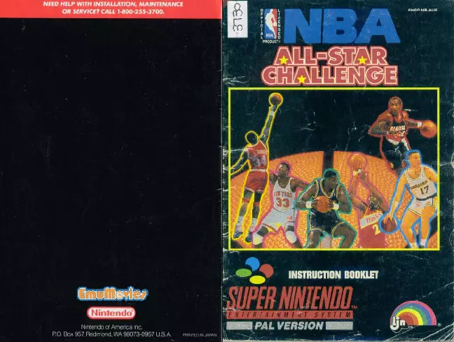 manual for NBA All-Star Challenge