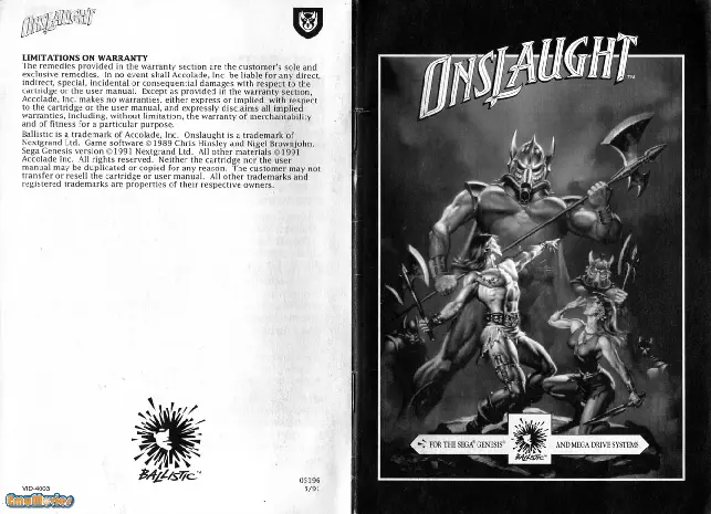 manual for Onslaught