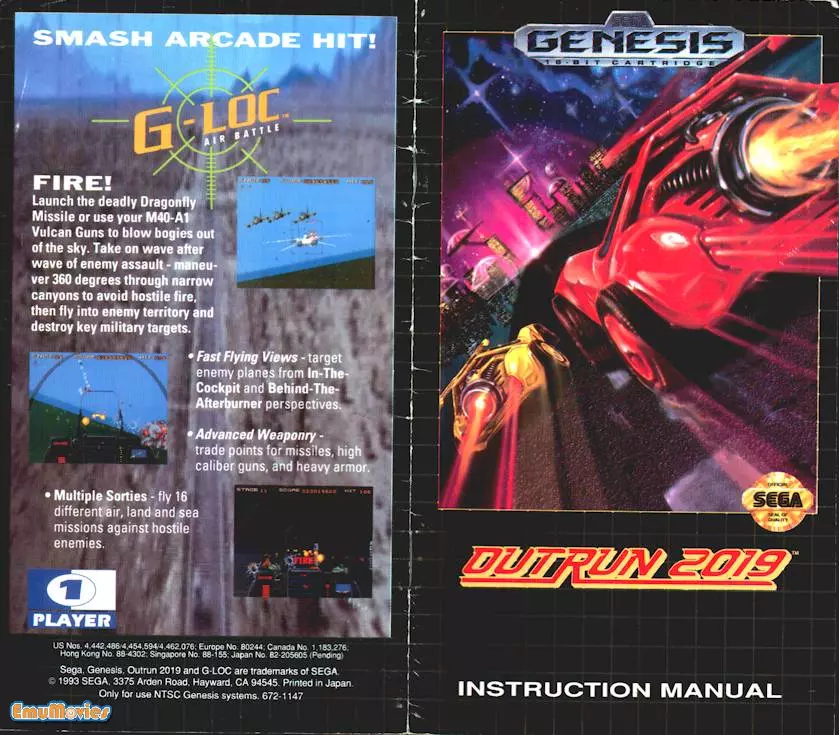 manual for OutRun 2019