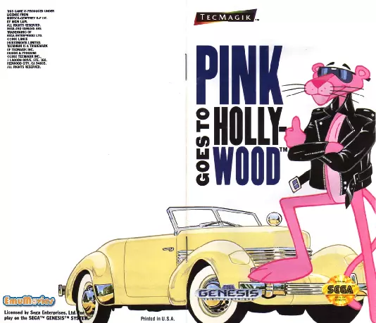 manual for Pink Goes to Hollywood
